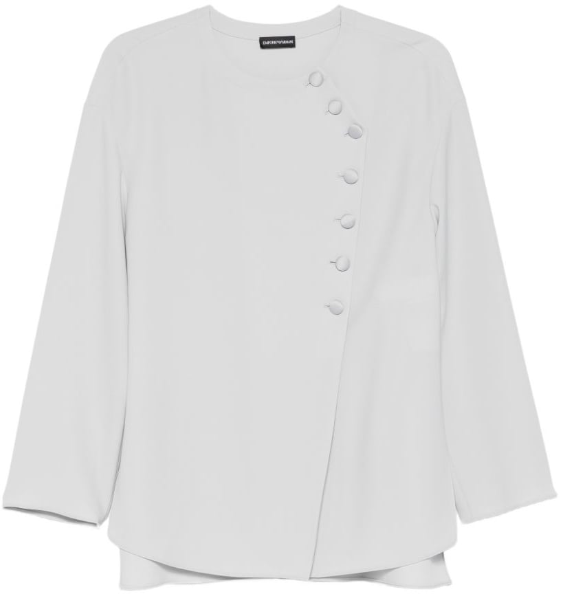 Emporio Armani Shirts Light Grey Grijs