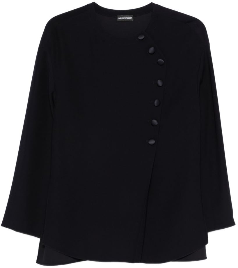 Emporio Armani Shirts Blue Blauw