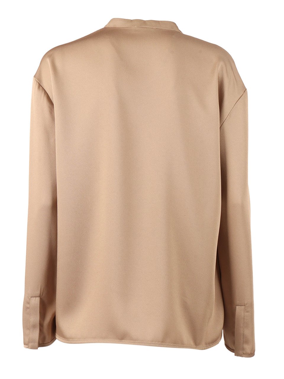 Emporio Armani Silky Band Collar Shirt Neutraal