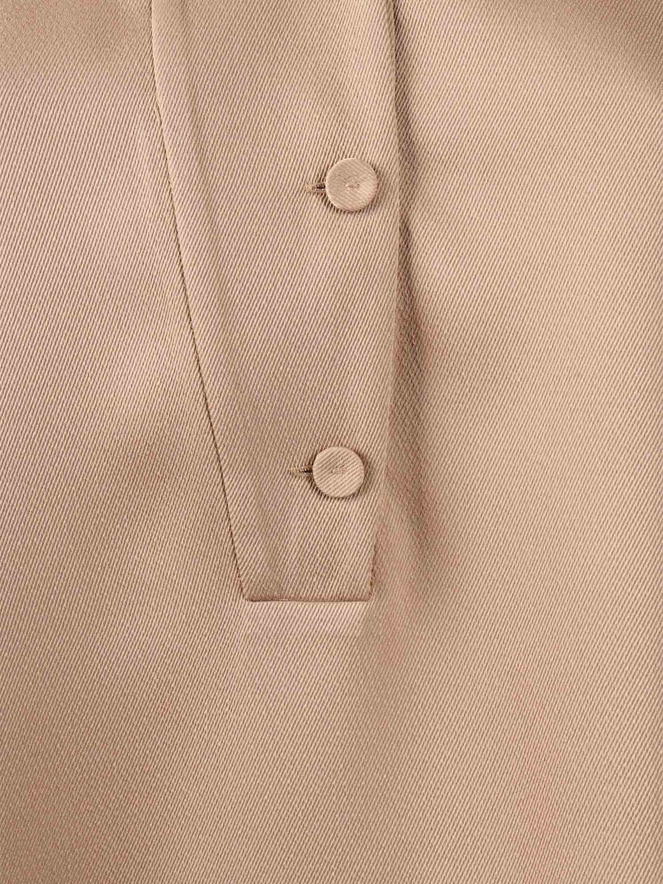 Emporio Armani Silky Band Collar Shirt Neutraal