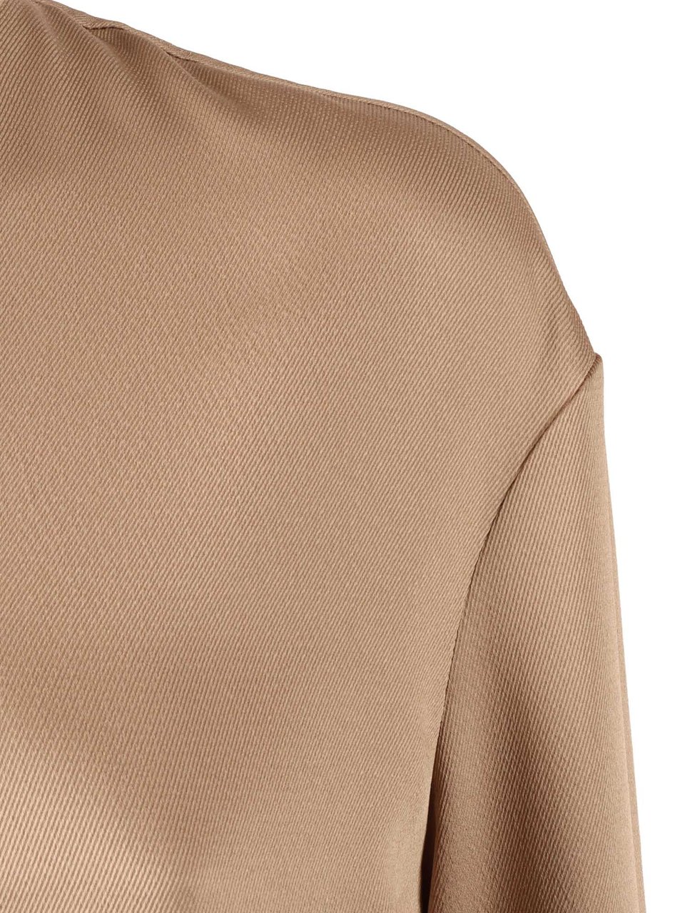 Emporio Armani Silky Band Collar Shirt Neutraal