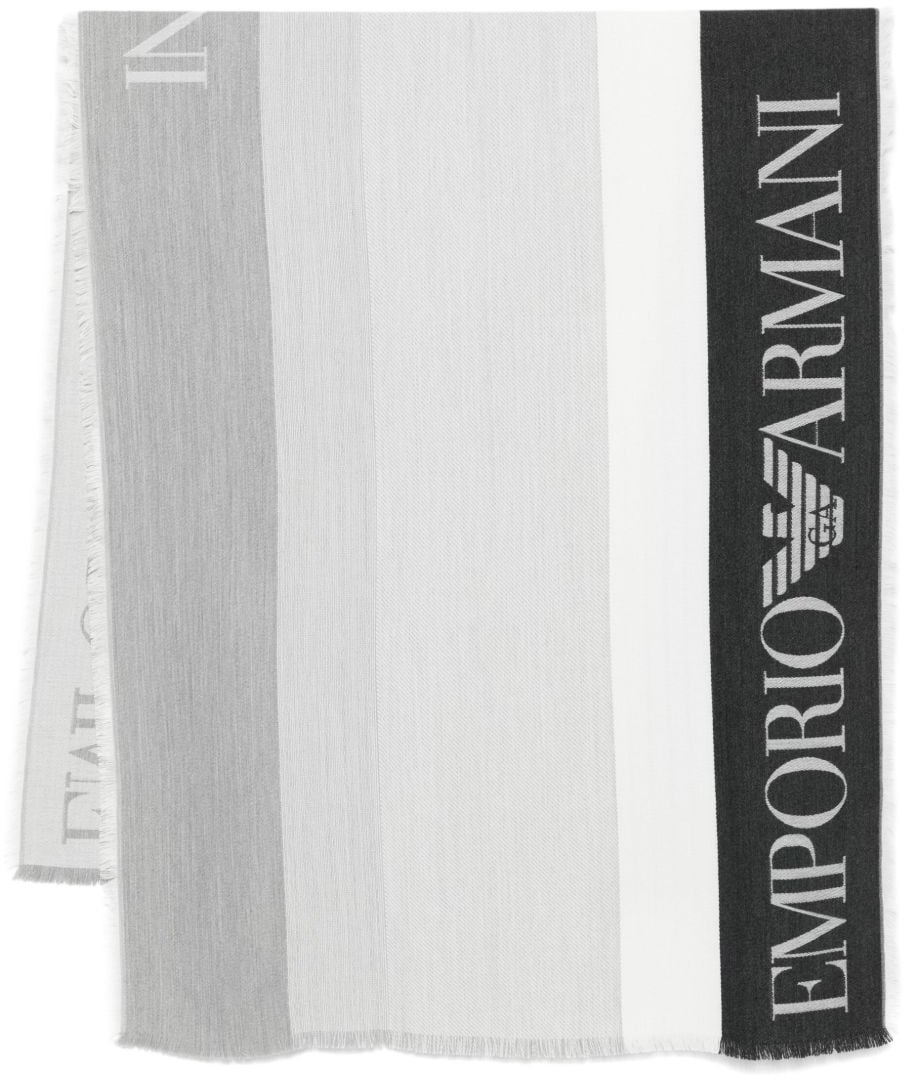 Emporio Armani Scarfs Black Zwart
