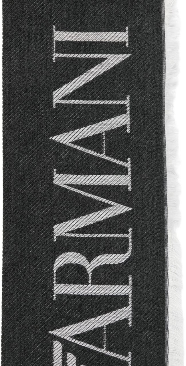 Emporio Armani Scarfs Black Zwart