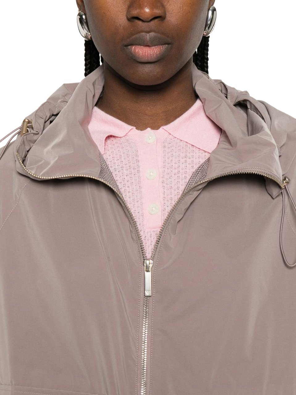 Emporio Armani Coats Marrone Chiaro Bruin