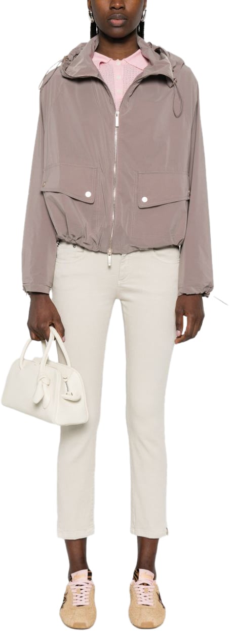 Emporio Armani Coats Marrone Chiaro Bruin