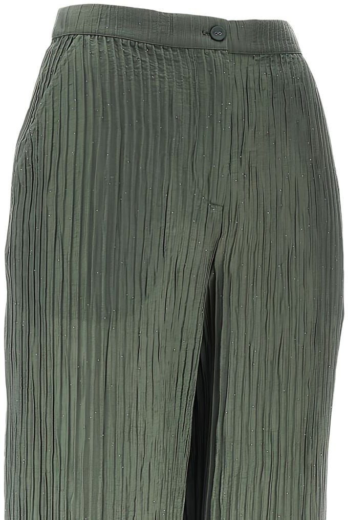Emporio Armani Trousers Verde Groen