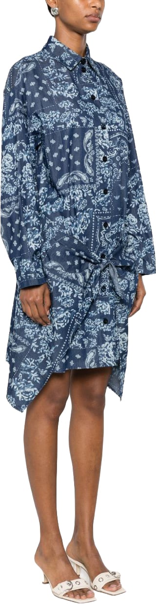Emporio Armani Dresses Navy Blauw