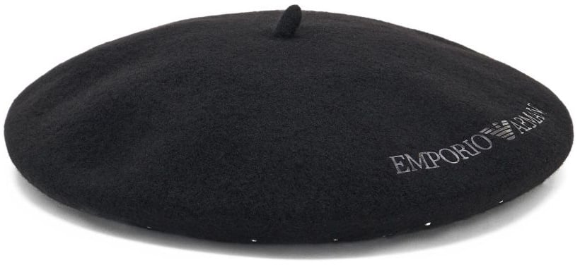 Emporio Armani Hats Black Zwart
