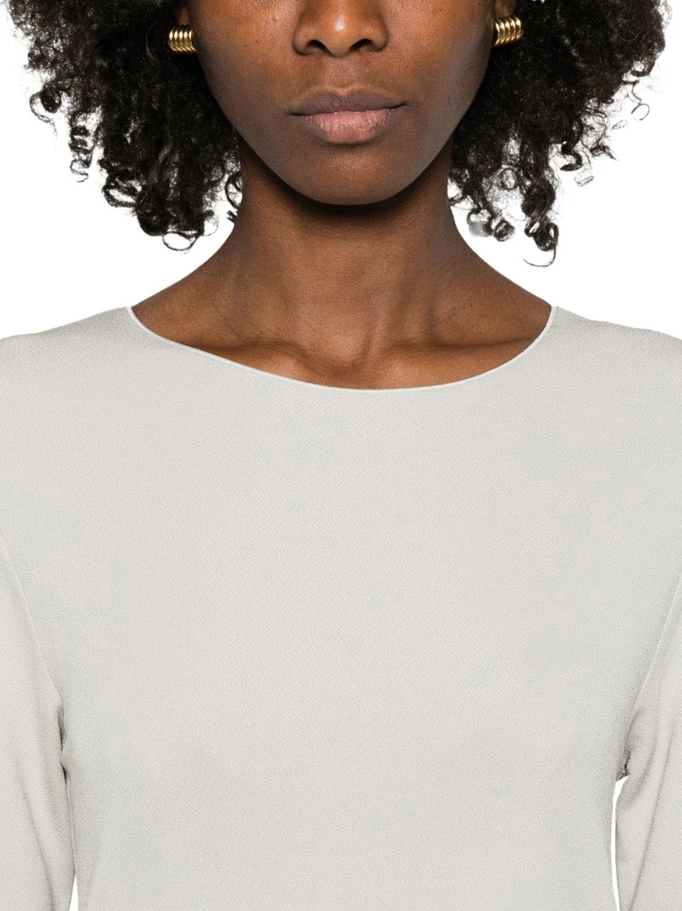 Emporio Armani Dresses Light Grey Grijs