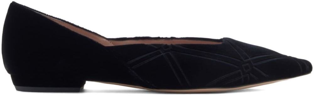 Emporio Armani Flat Shoes Black Zwart