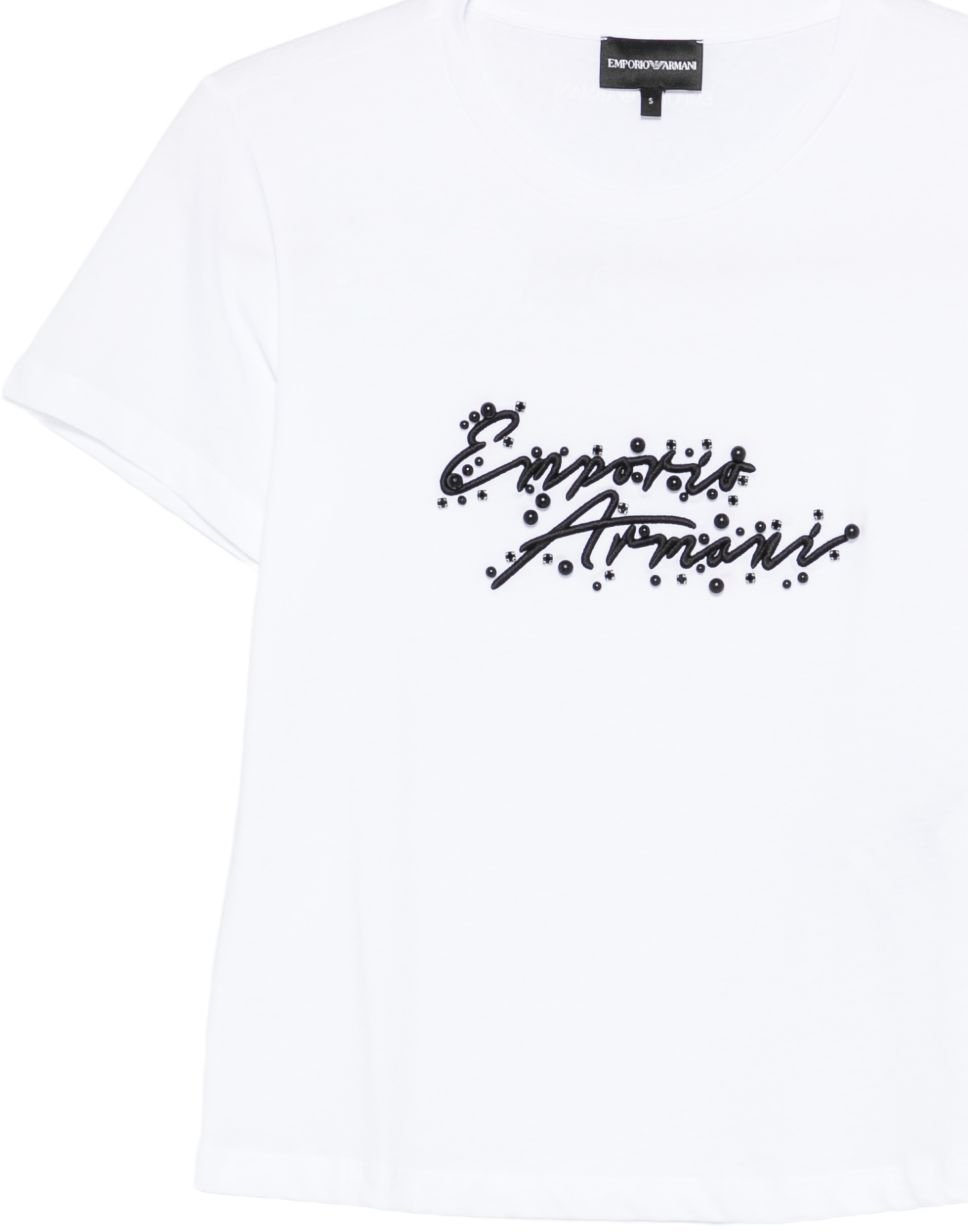 Emporio Armani T-Shirts And Polos White Wit