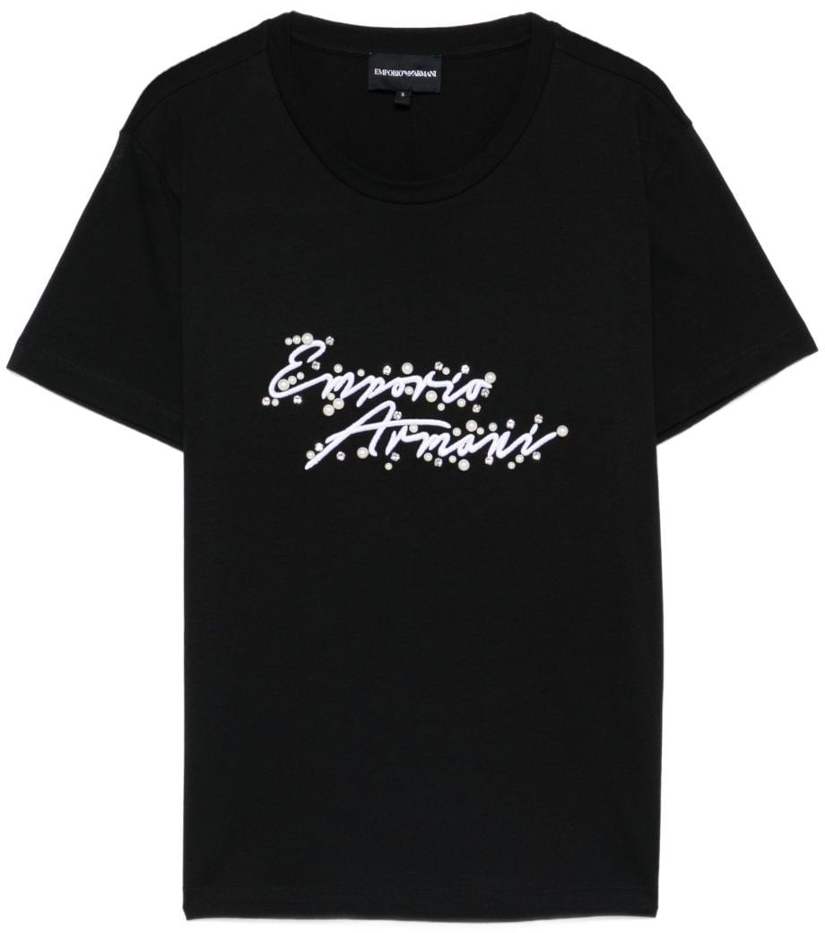 Emporio Armani T-Shirts And Polos Black Zwart