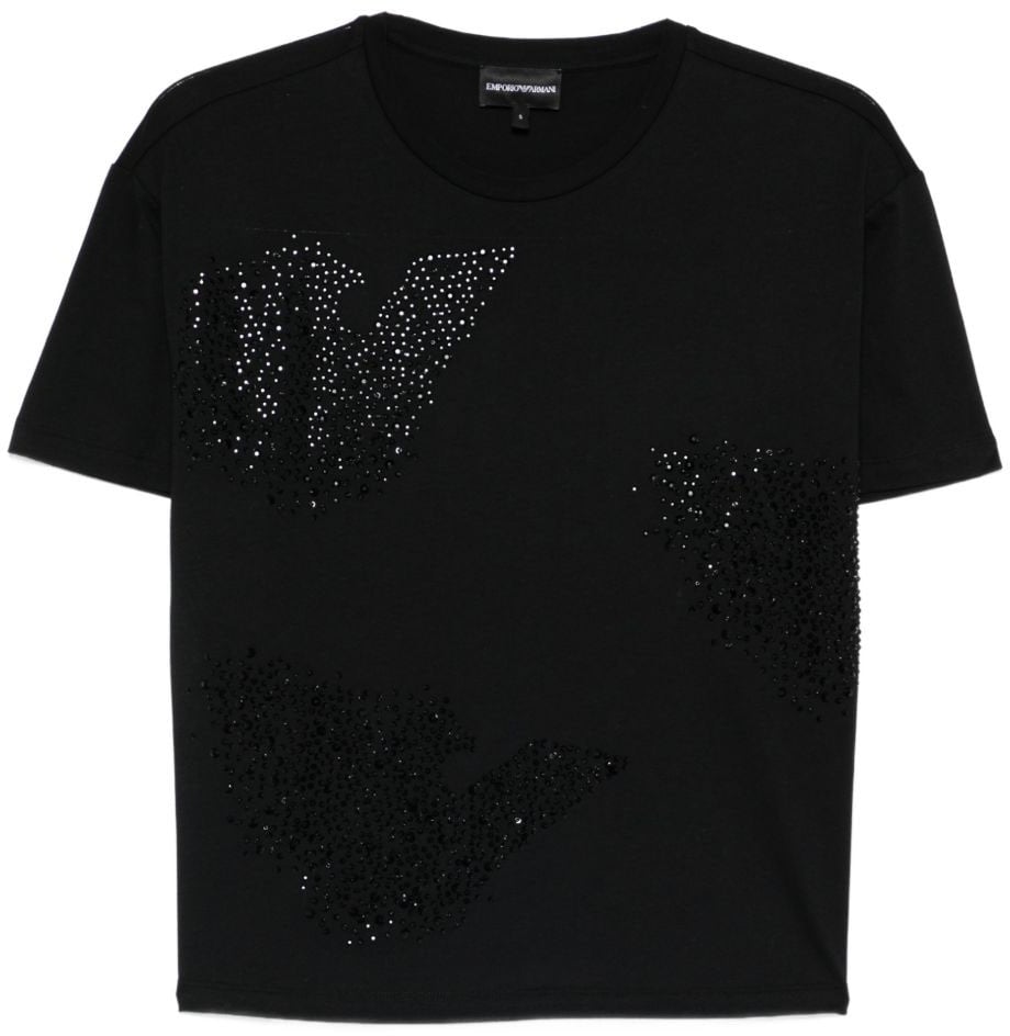 Emporio Armani T-Shirts And Polos Black Zwart
