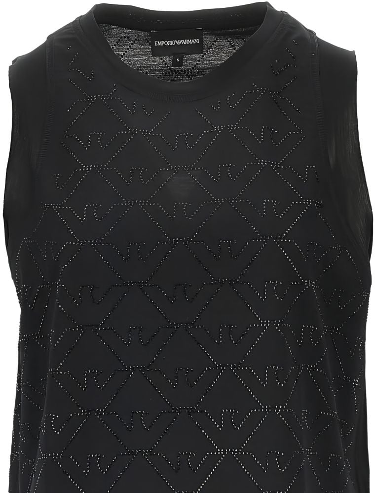 Emporio Armani Top Black Zwart