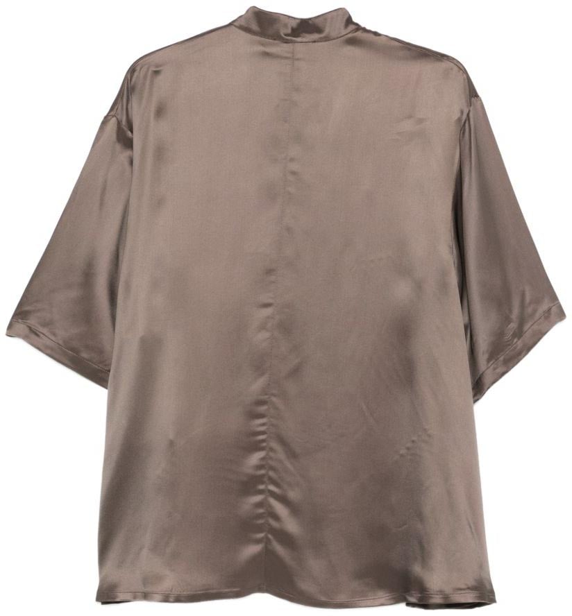 Emporio Armani Shirts Brown Taupe