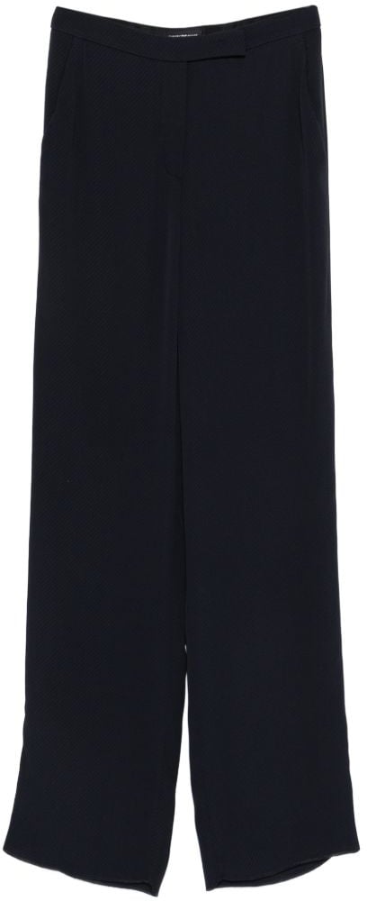 Emporio Armani Trousers Navy Blauw