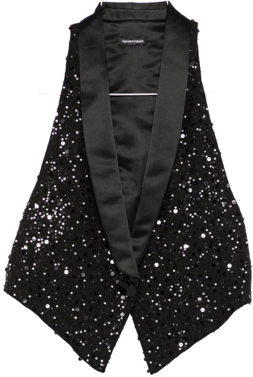 Emporio Armani Top Black Zwart