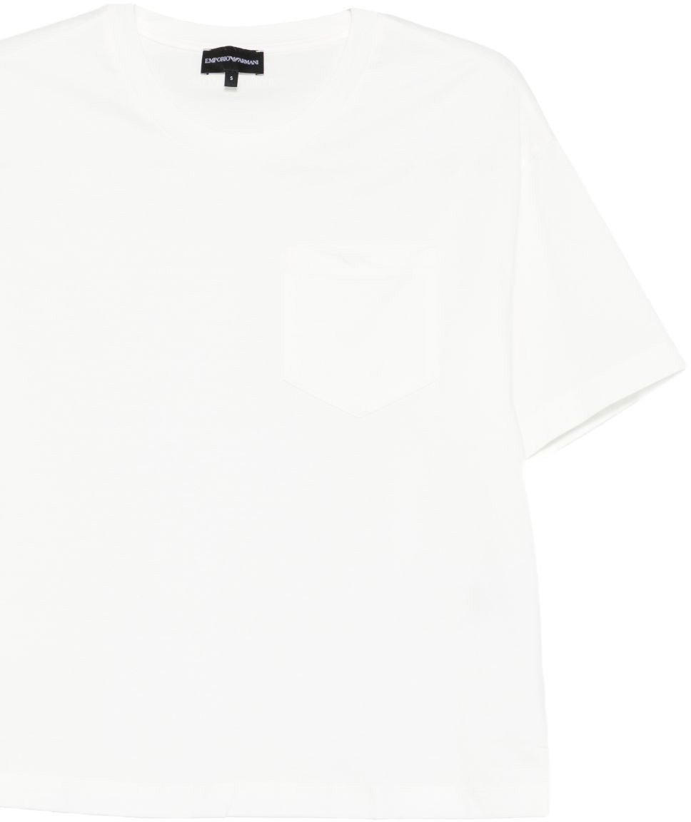 Emporio Armani T-Shirts And Polos White Wit