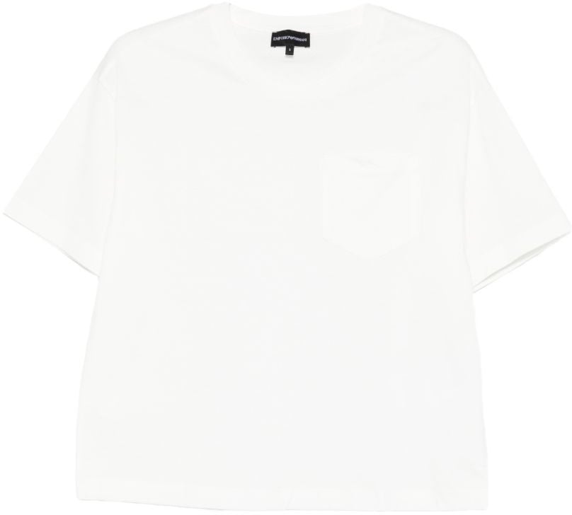 Emporio Armani T-Shirts And Polos White Wit