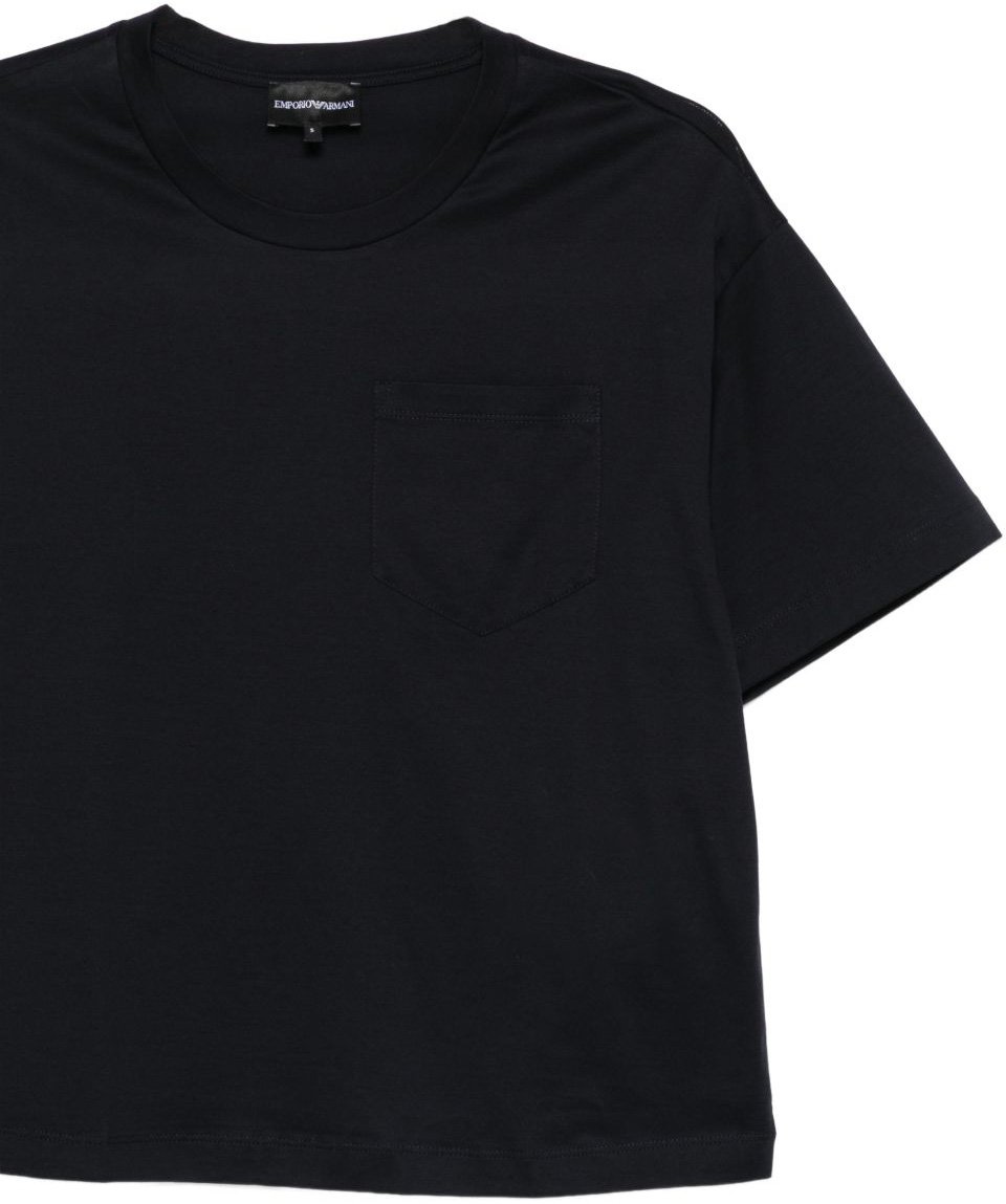 Emporio Armani T-Shirts And Polos Blue Blauw