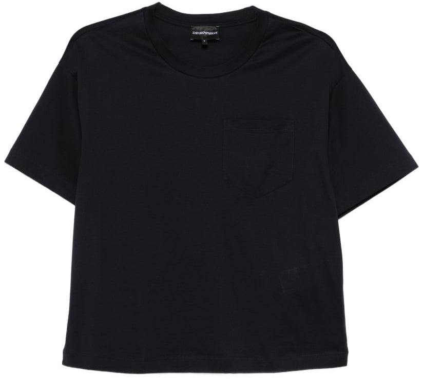 Emporio Armani T-Shirts And Polos Blue Blauw