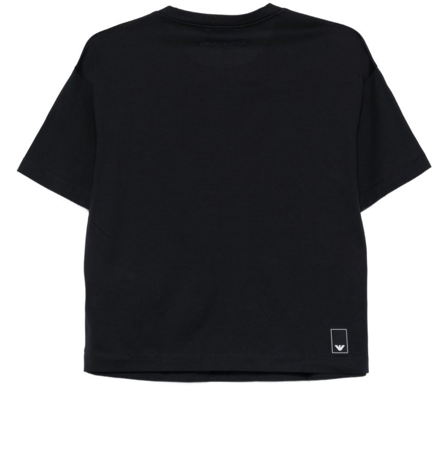 Emporio Armani T-Shirts And Polos Blue Blauw