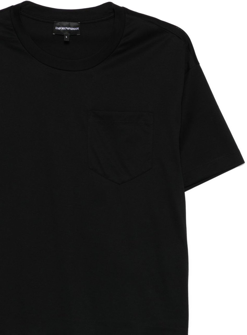 Emporio Armani T-Shirts And Polos Black Zwart
