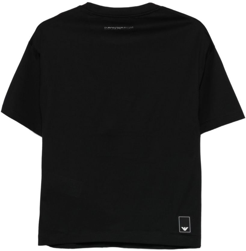 Emporio Armani T-Shirts And Polos Black Zwart