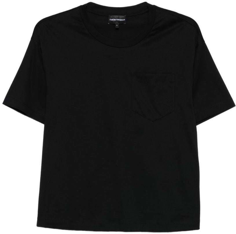 Emporio Armani T-Shirts And Polos Black Zwart