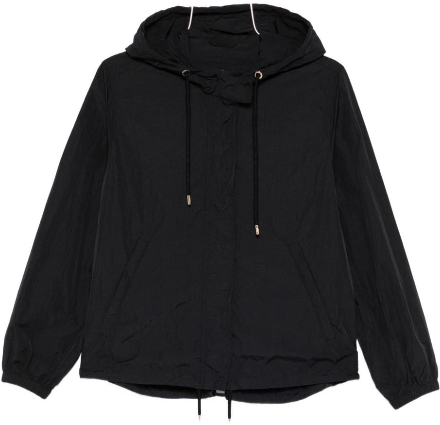 Emporio Armani Coats Black Zwart