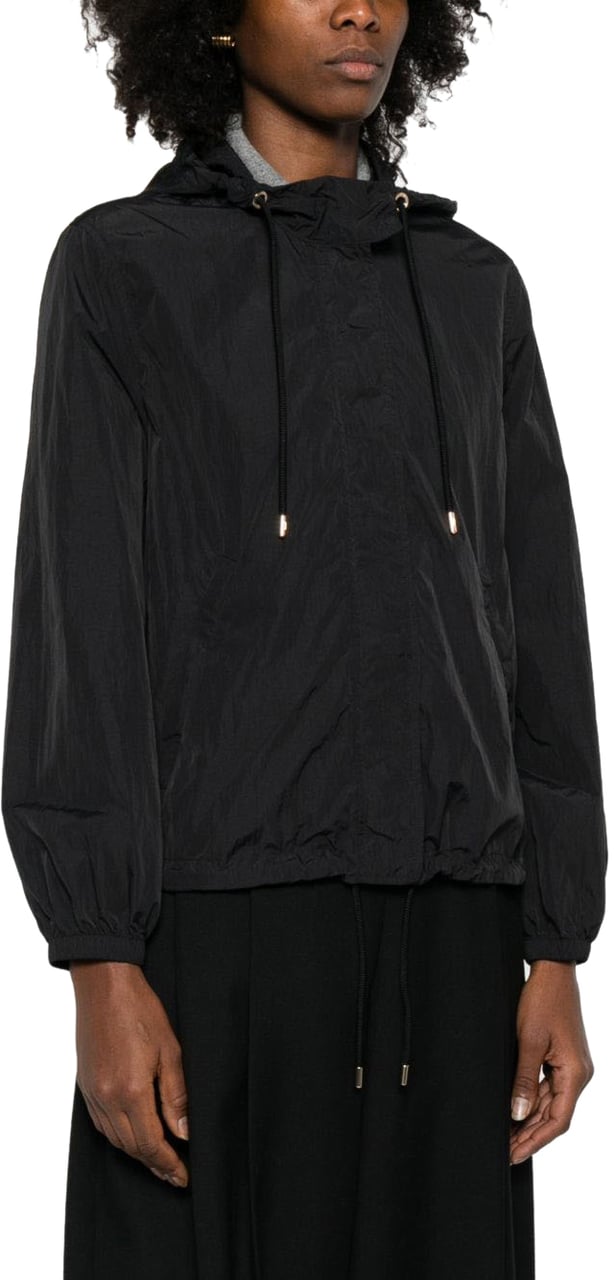 Emporio Armani Coats Black Zwart