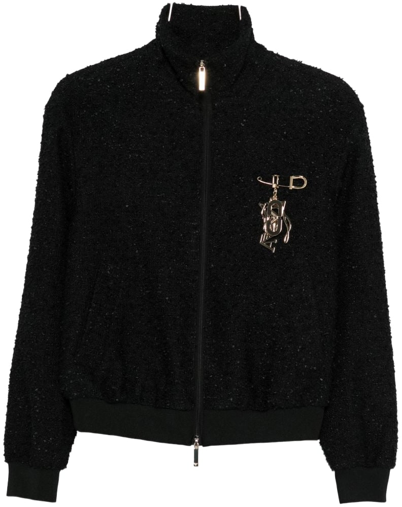 Emporio Armani Coats Black Zwart