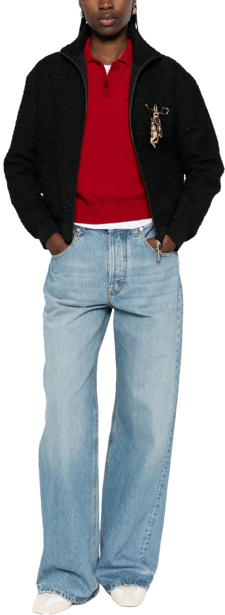 Emporio Armani Coats Black Zwart