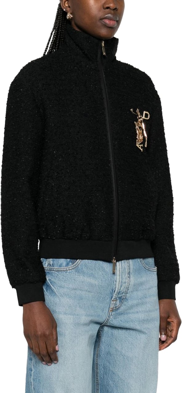 Emporio Armani Coats Black Zwart