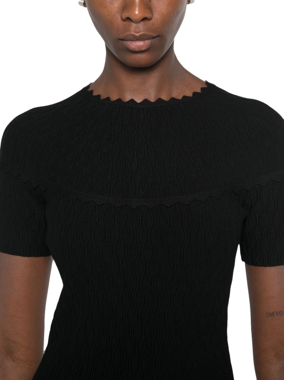 Emporio Armani Dresses Black Zwart