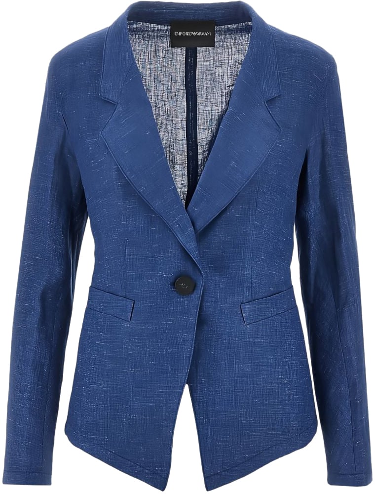 Emporio Armani Jackets Blue Blauw