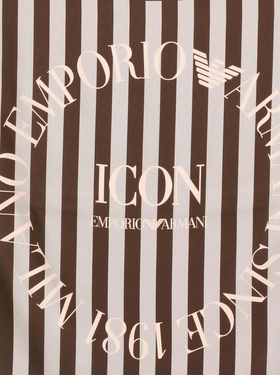 Emporio Armani Scarfs Brown Bruin