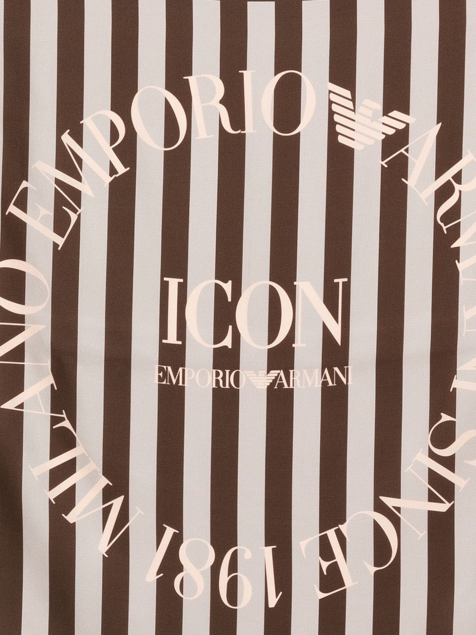 Emporio Armani Scarfs Brown Bruin