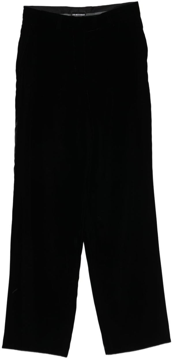 Emporio Armani Trousers Black Zwart