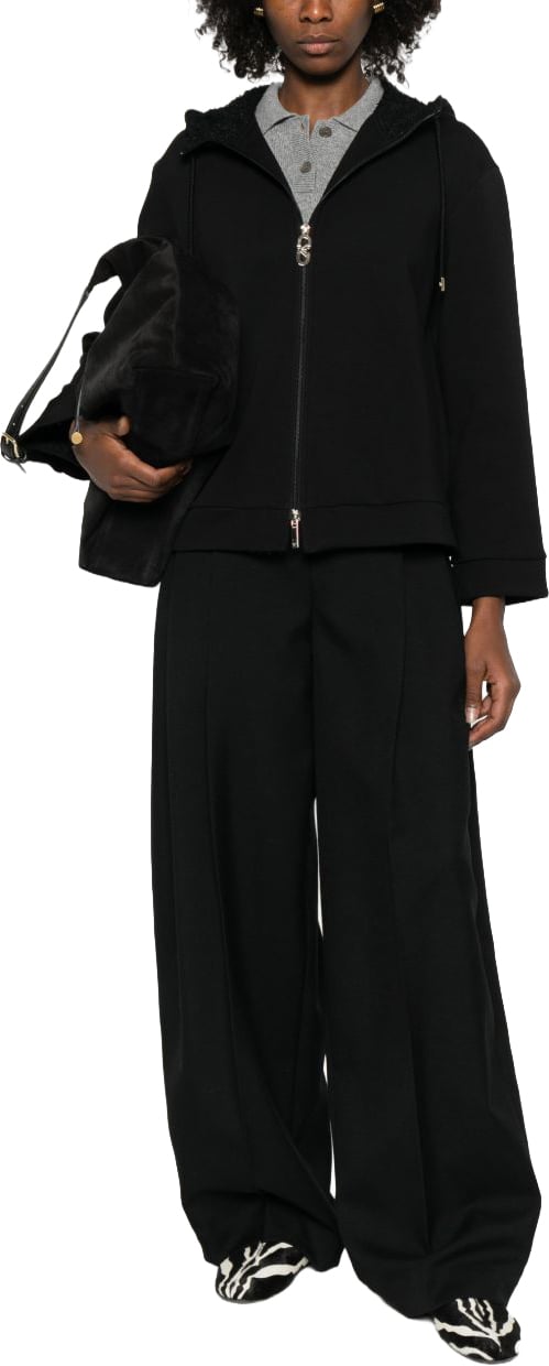 Emporio Armani Coats Black Zwart