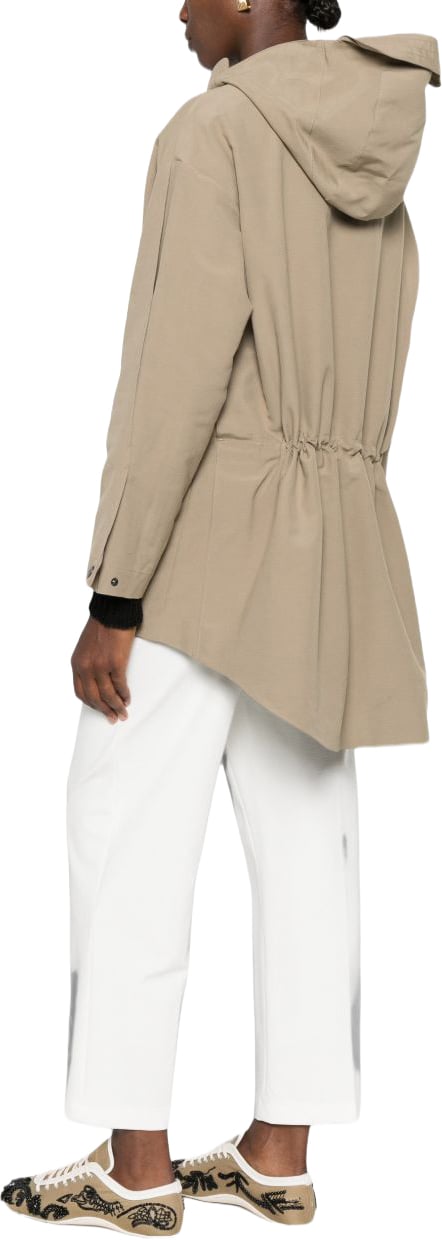 Emporio Armani Coats Camel Beige