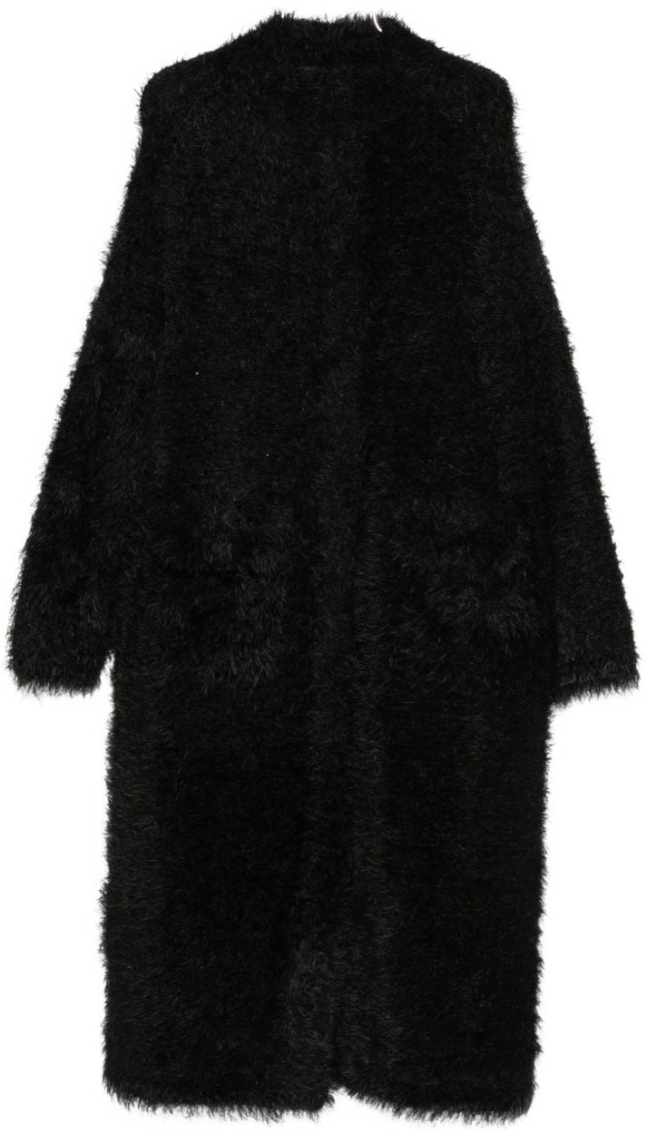 Emporio Armani Coats Black Zwart