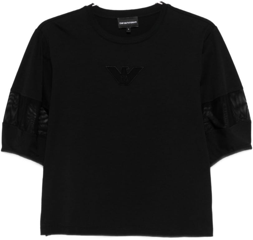 Emporio Armani Sweaters Black Zwart