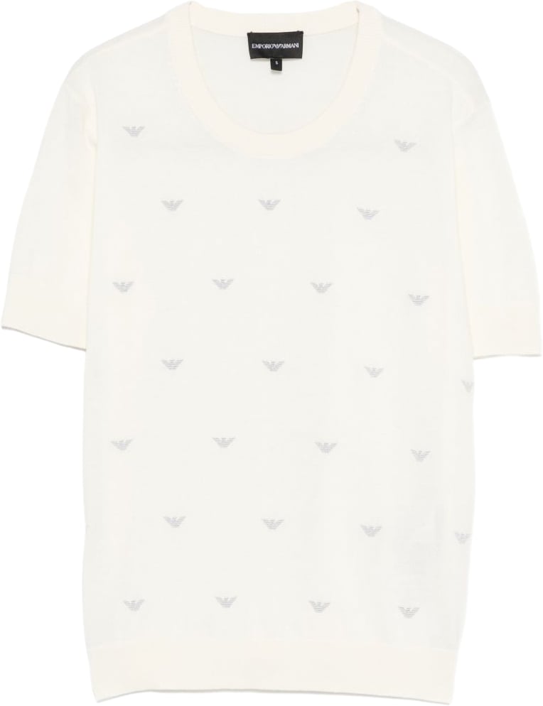 Emporio Armani Top Beige Wit