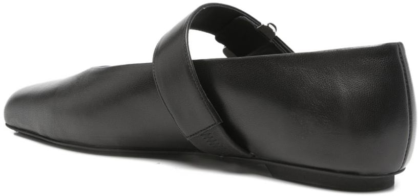Emporio Armani Flat Shoes Black Zwart