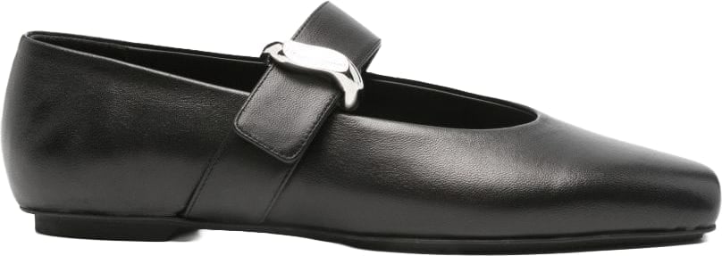 Emporio Armani Flat Shoes Black Zwart