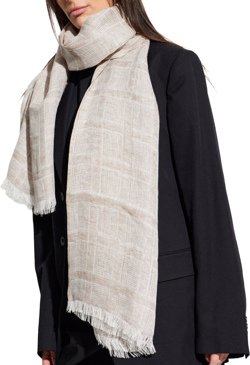 Emporio Armani Scarfs Beige Beige
