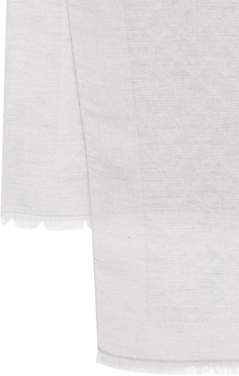 Emporio Armani Scarfs Light Grey Grijs