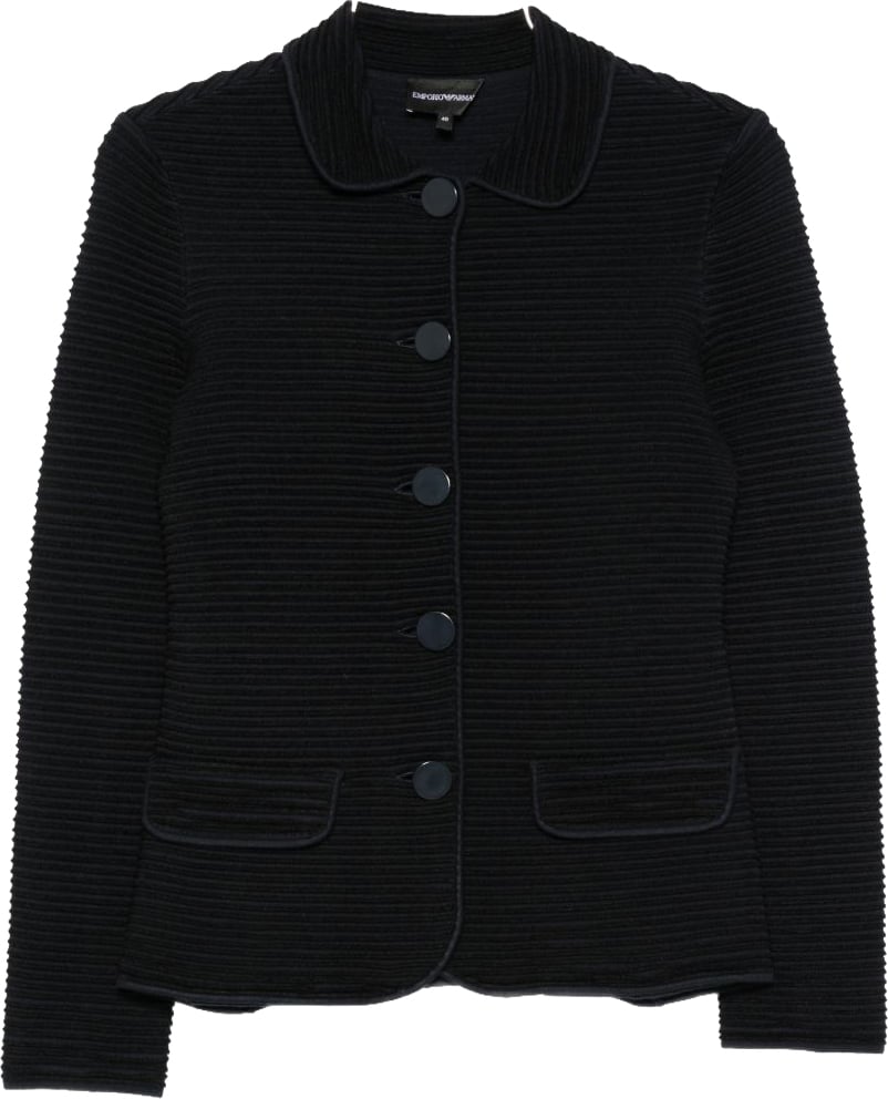 Emporio Armani Jackets Black Zwart