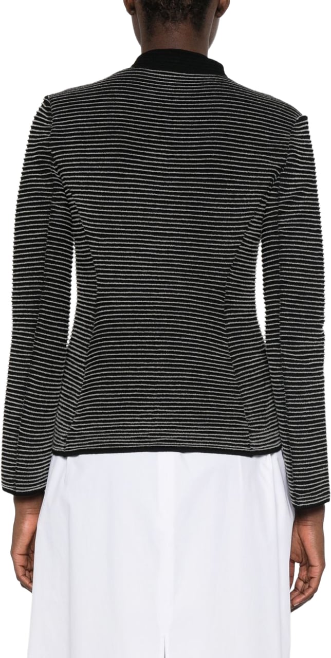 Emporio Armani Jackets Black Donkergrijs